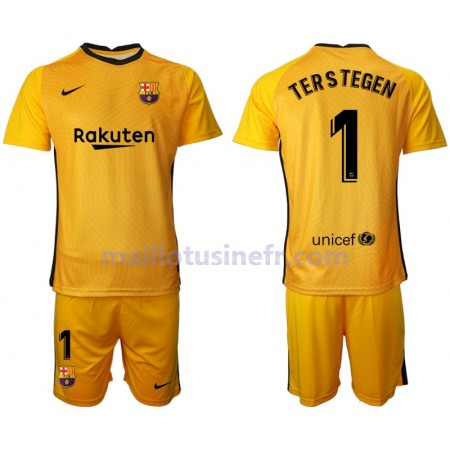 Maillot de Foot FC Barcelone TER Stegen 1 Gardien 2020-21 V002 - Enfant Maillot de Foot FC Barcelone TER Stegen 1 Gardien 2020-21 V002 - Enfant